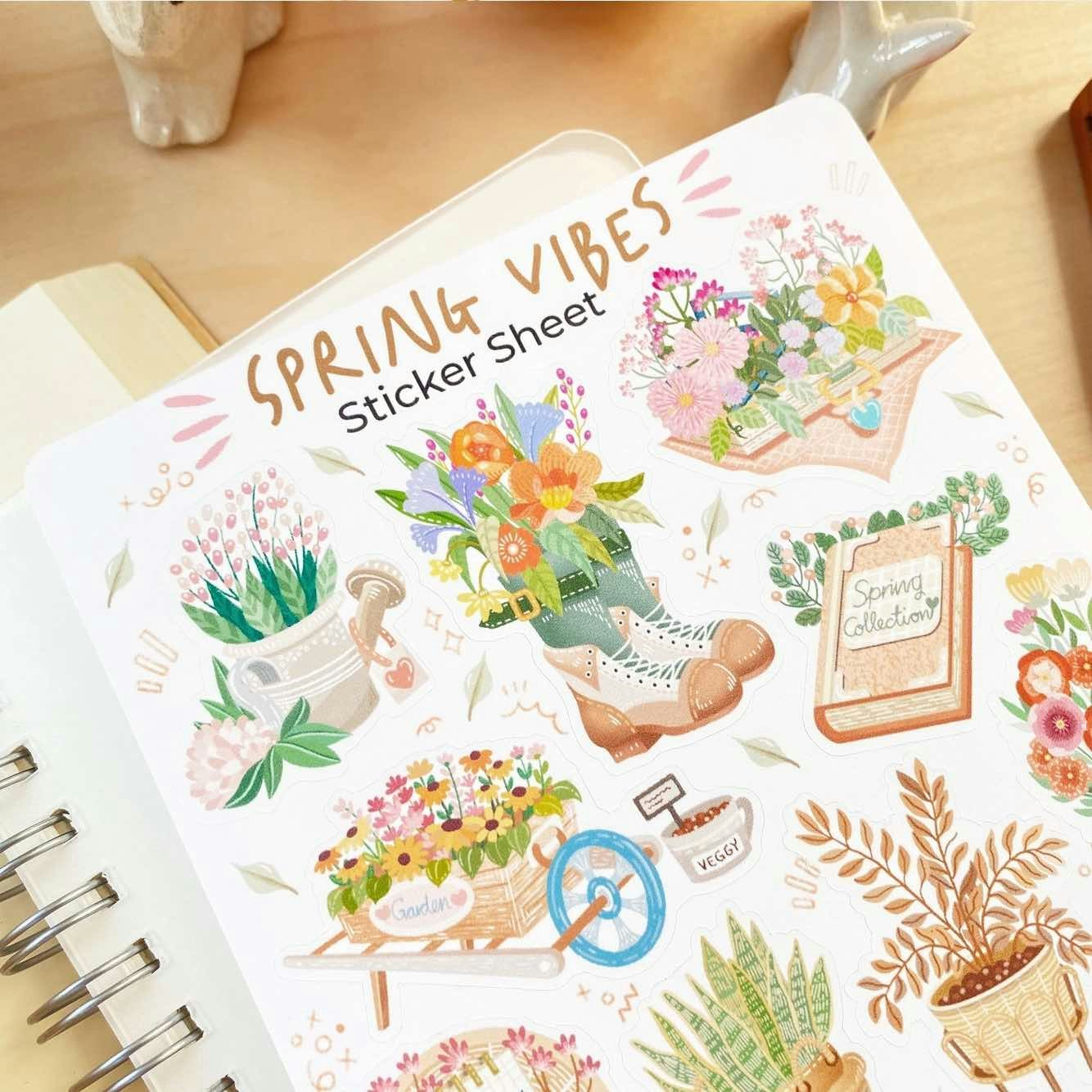 Stickers Lettoon - Spring Vibes
