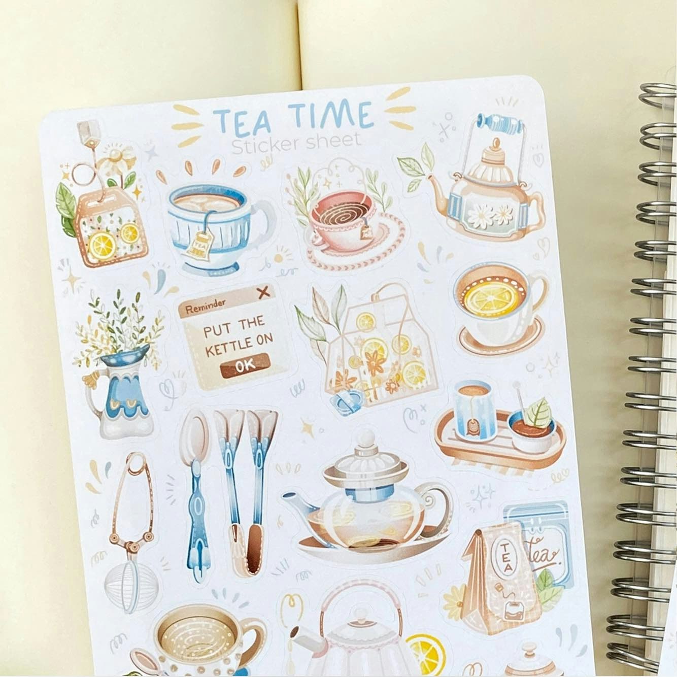 Stickers Lettoon - Tea Time