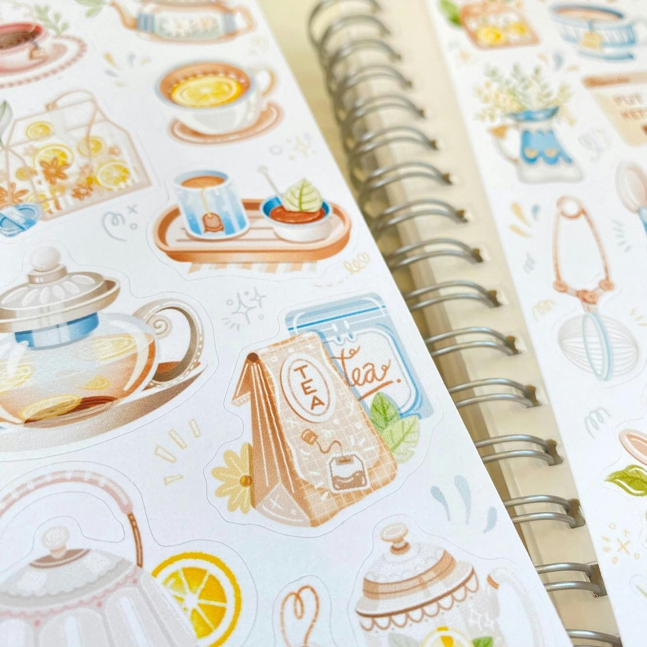 Stickers Lettoon - Tea Time