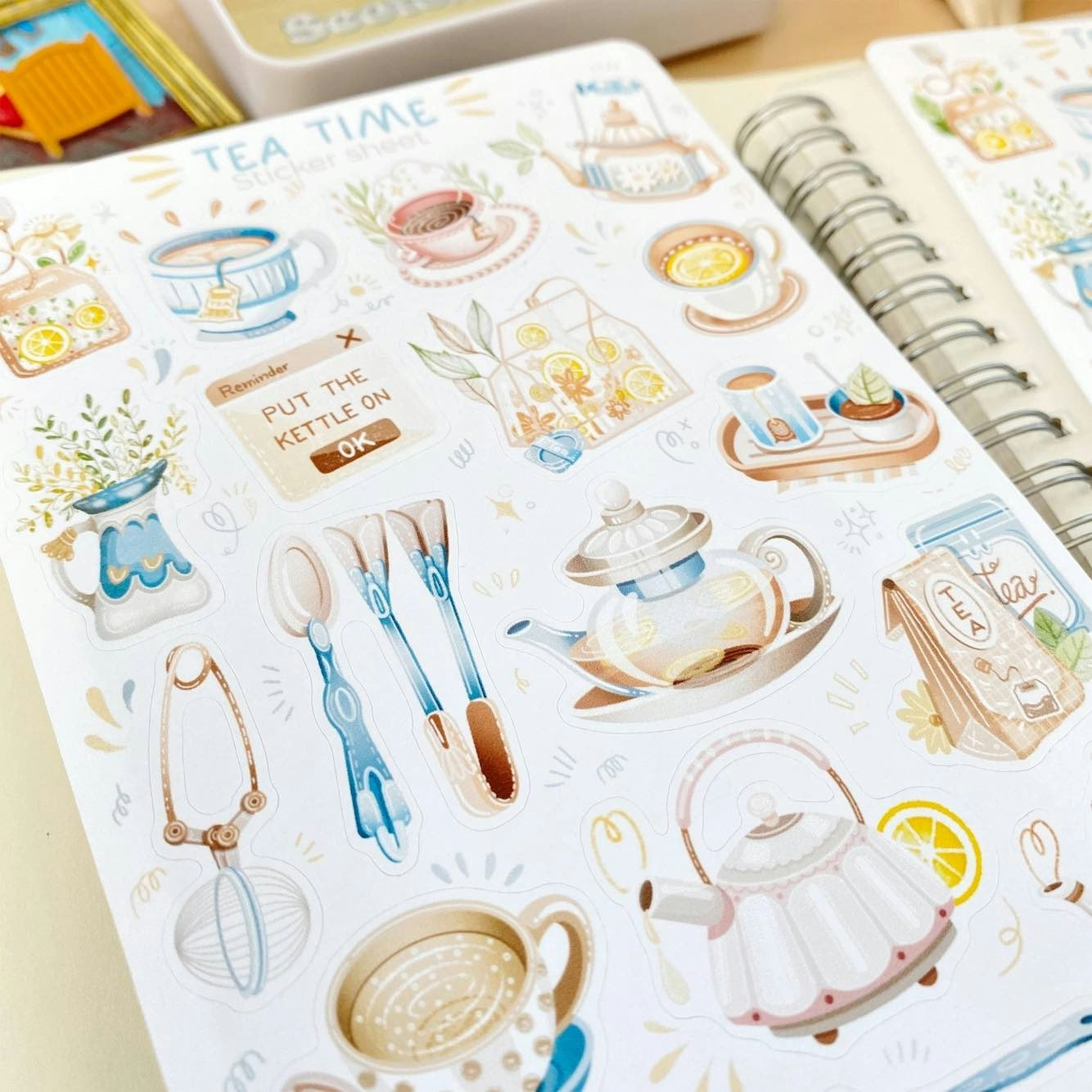 Stickers Lettoon - Tea Time