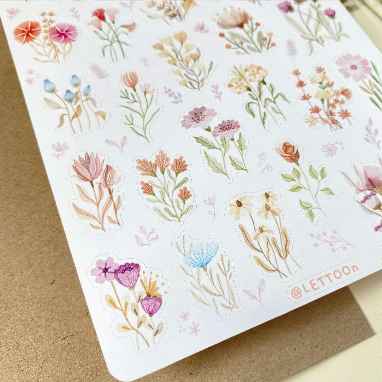 Stickers Lettoon - Wild Flower