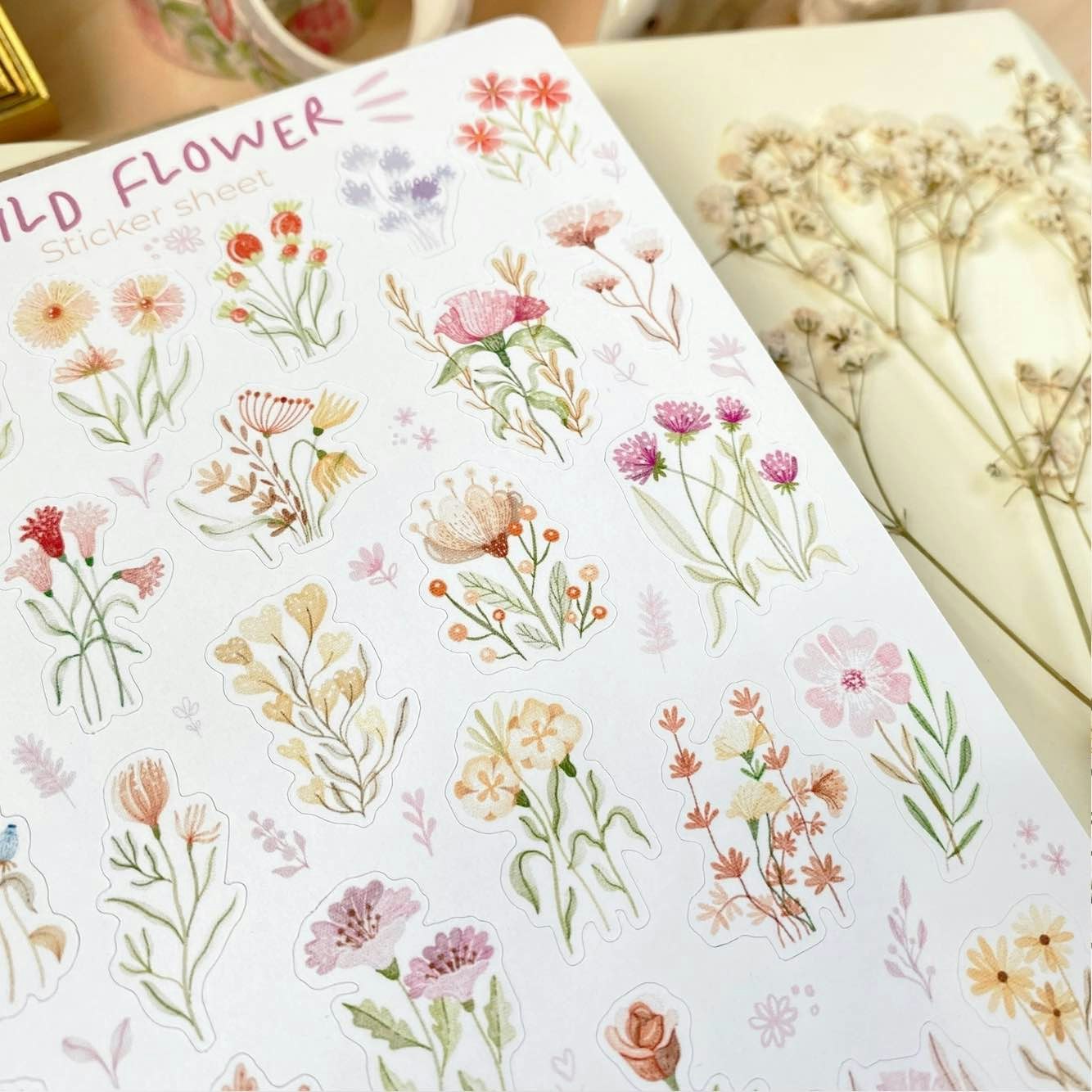 Stickers Lettoon - Wild Flower