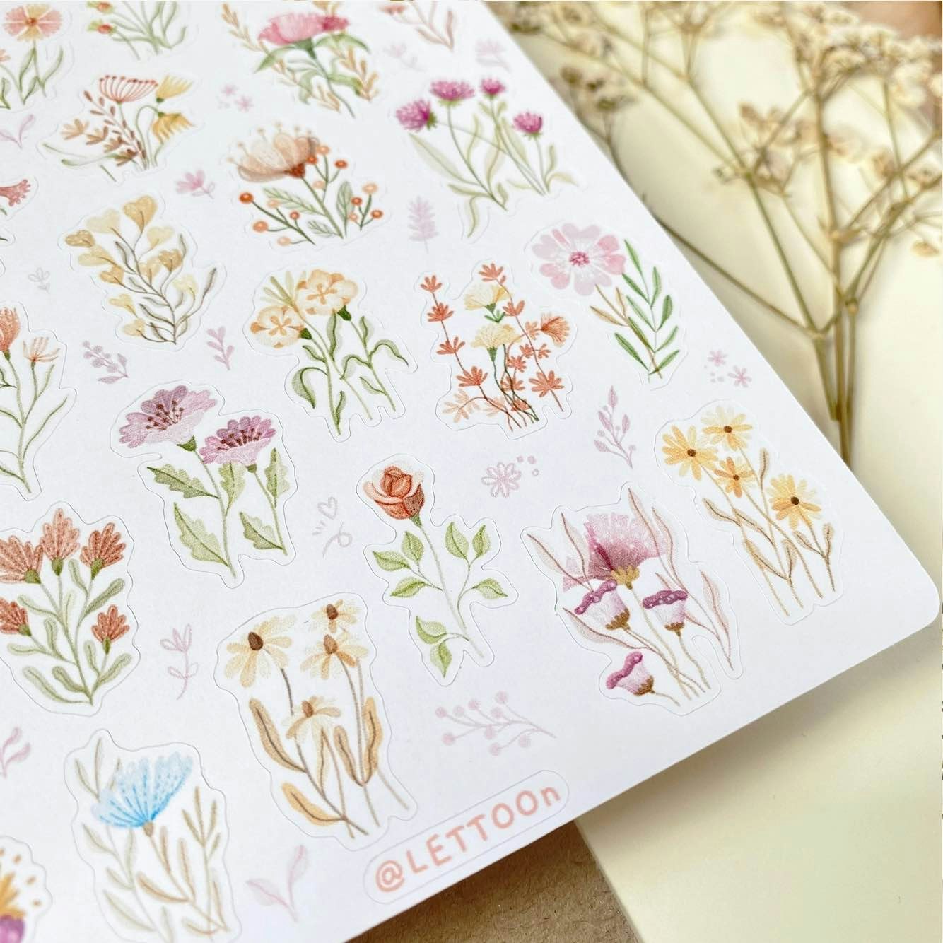 Stickers Lettoon - Wild Flower
