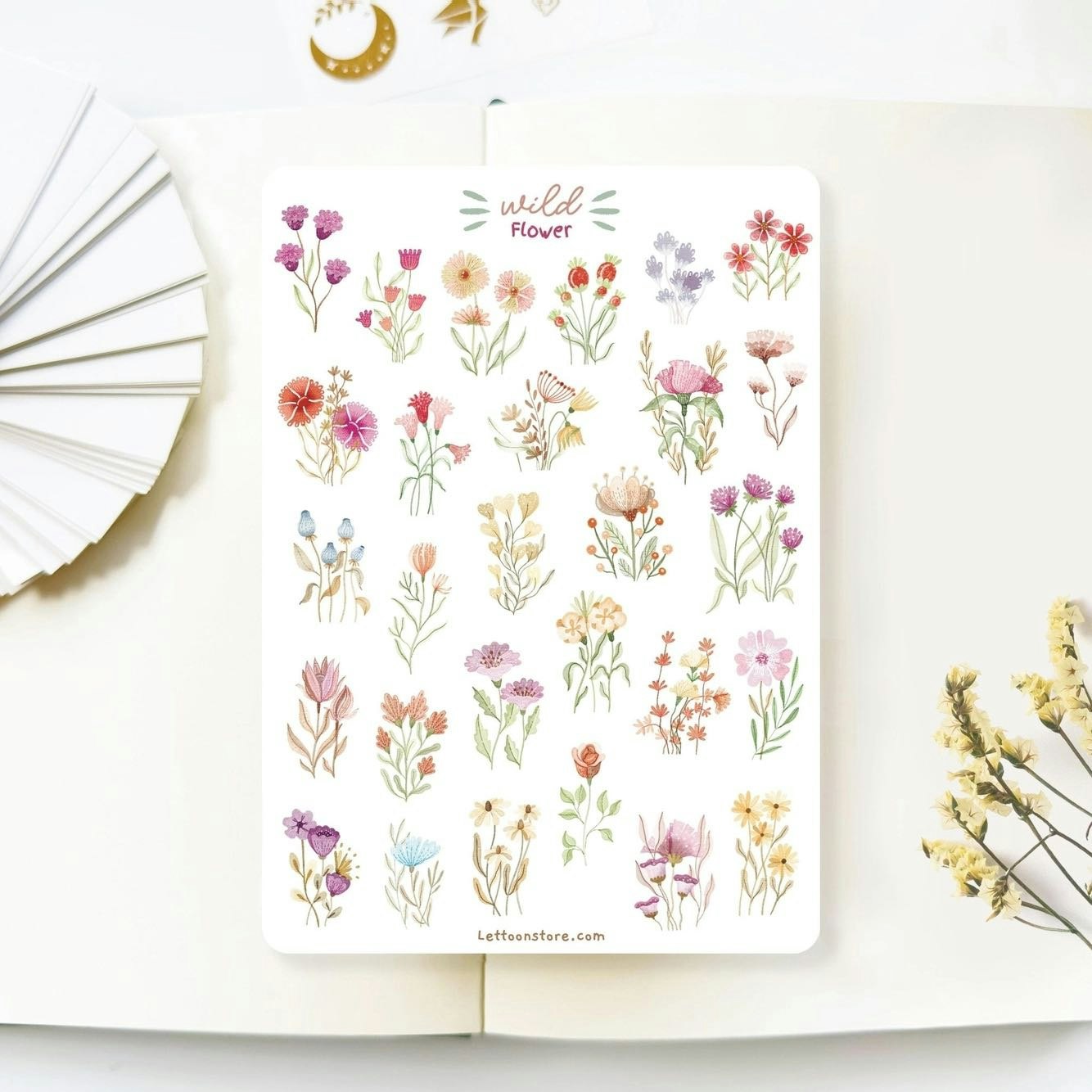 Stickers Lettoon - Wild Flower