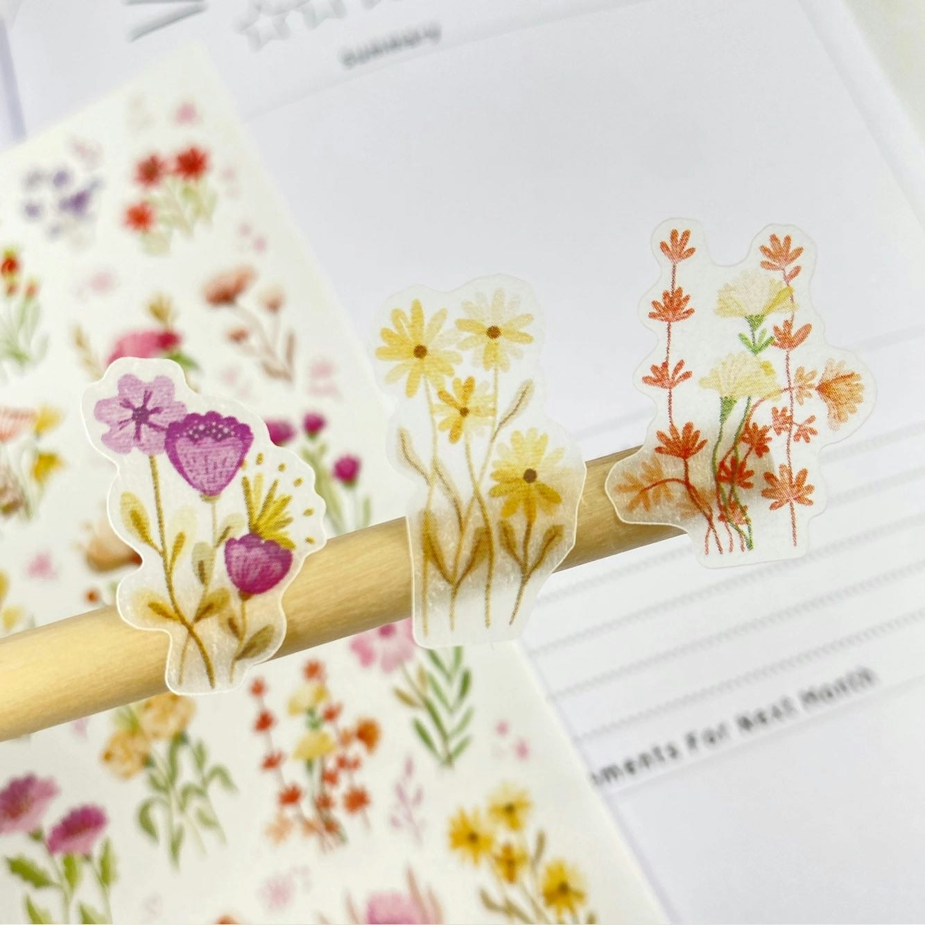 Stickers Lettoon - Wild Flower