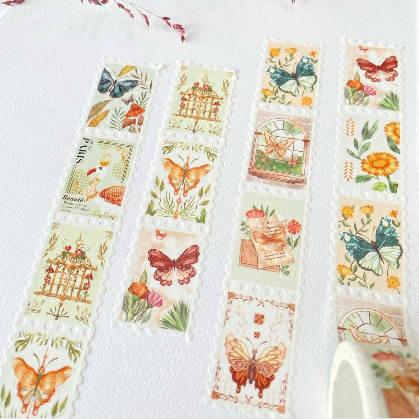 Washi tape Lettoon - Dreamy Stamps 25 mm