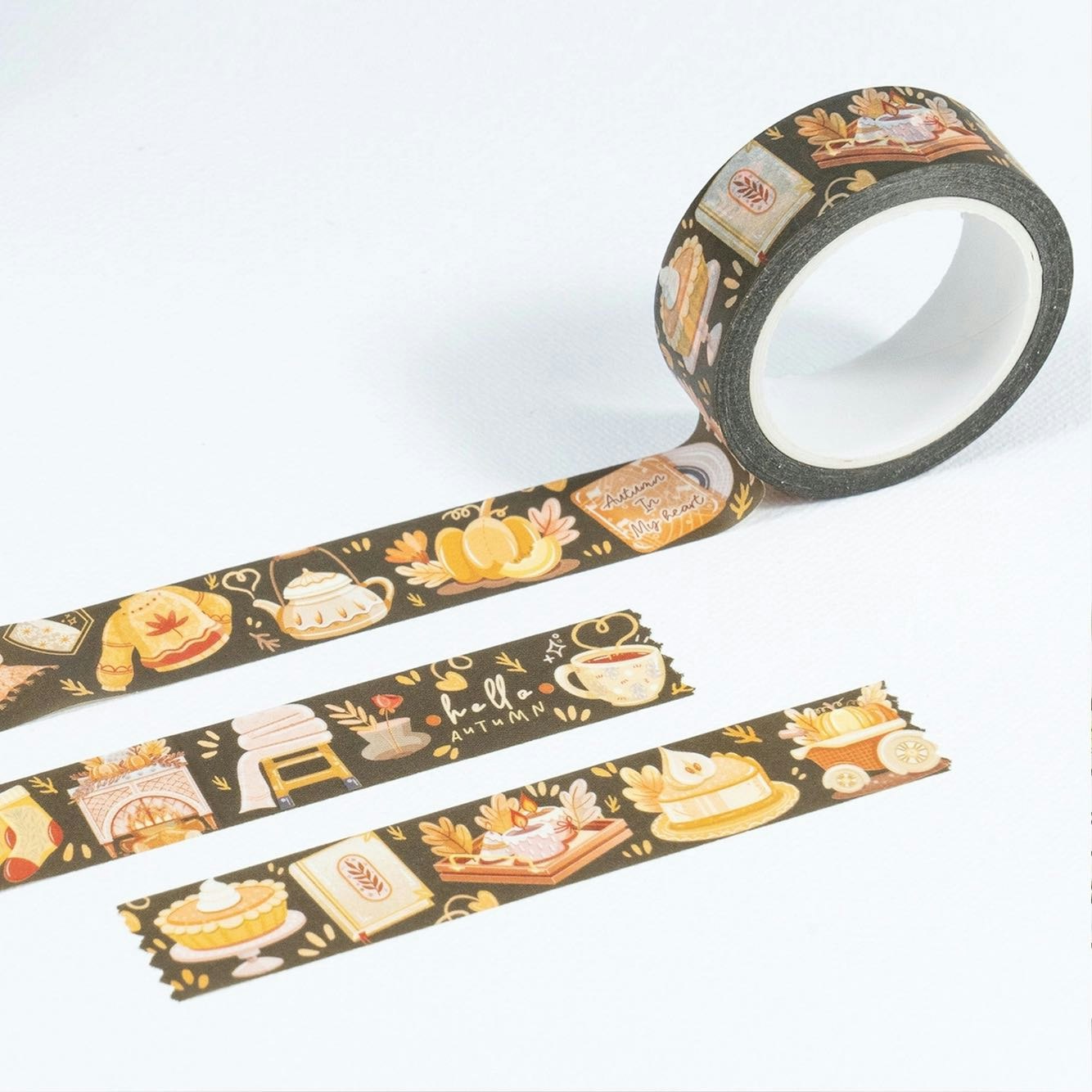 Washi tape Lettoon - Autumn in my Heart 15 mm