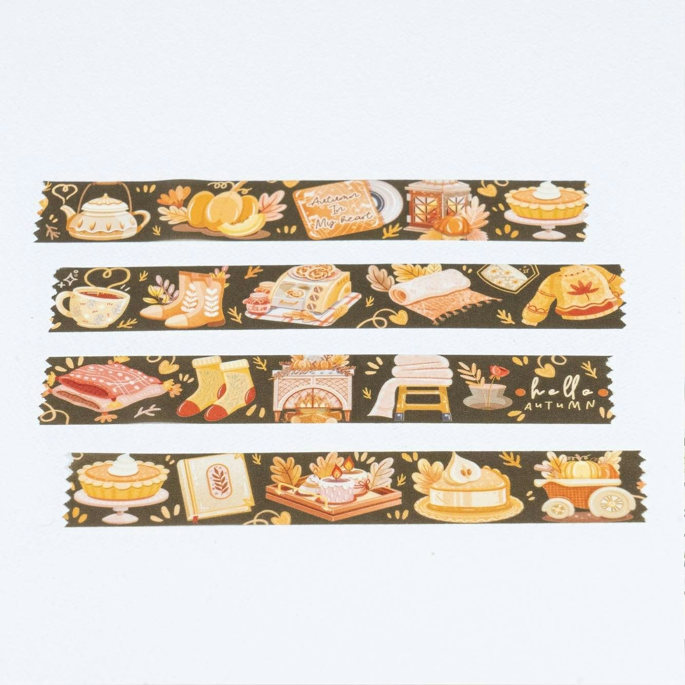 Washi tape Lettoon - Autumn in my Heart 15 mm