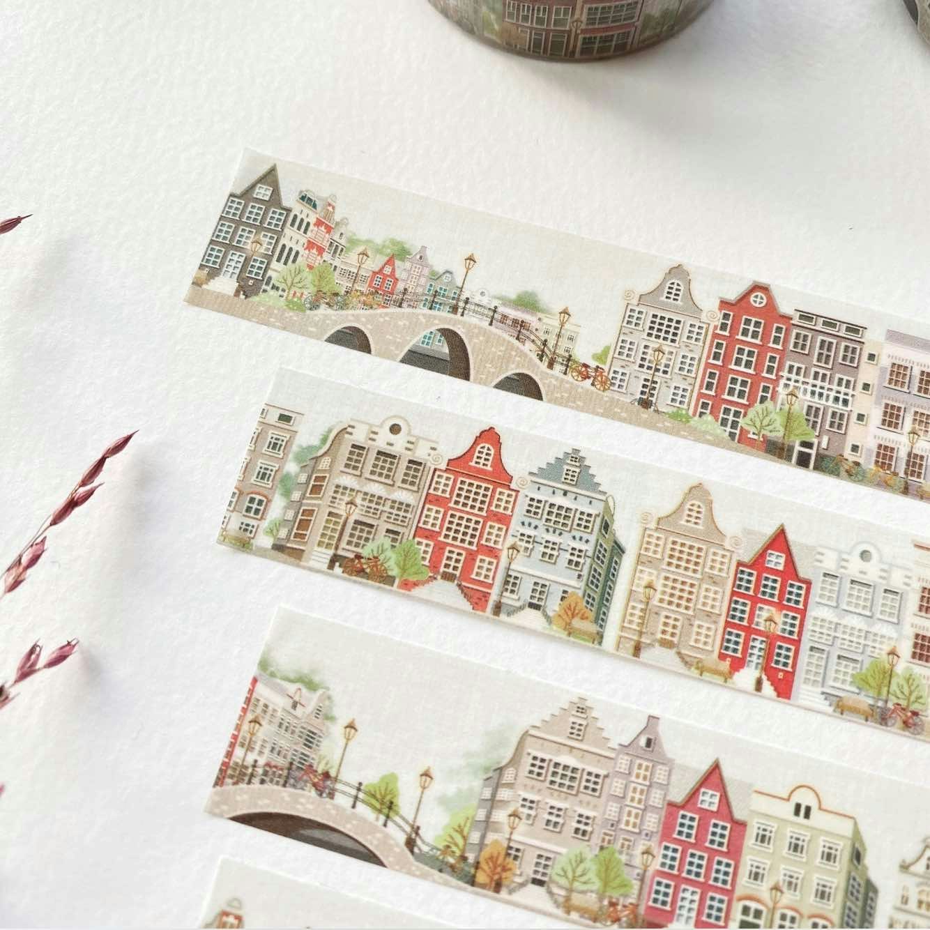 Washi tape Lettoon - Amsterdam 20 mm