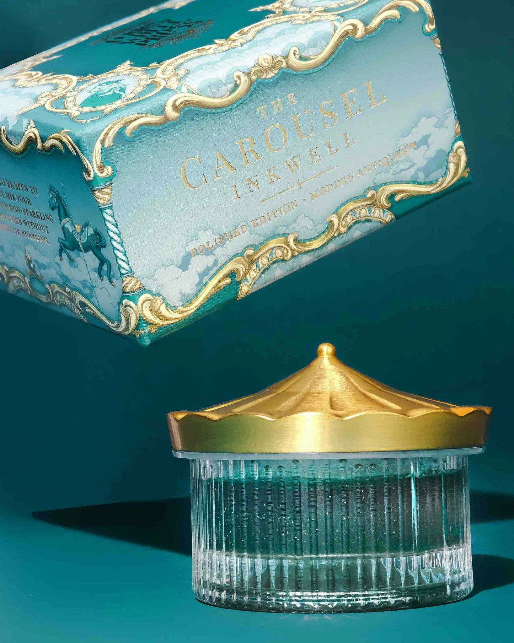 Ferris Wheel Press - The Carousel Inkwell™ - Modern Antiques Polished Edition