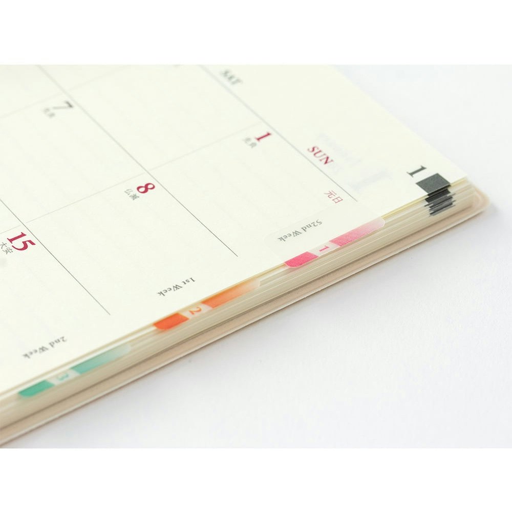Midori Index Label Numbers Color