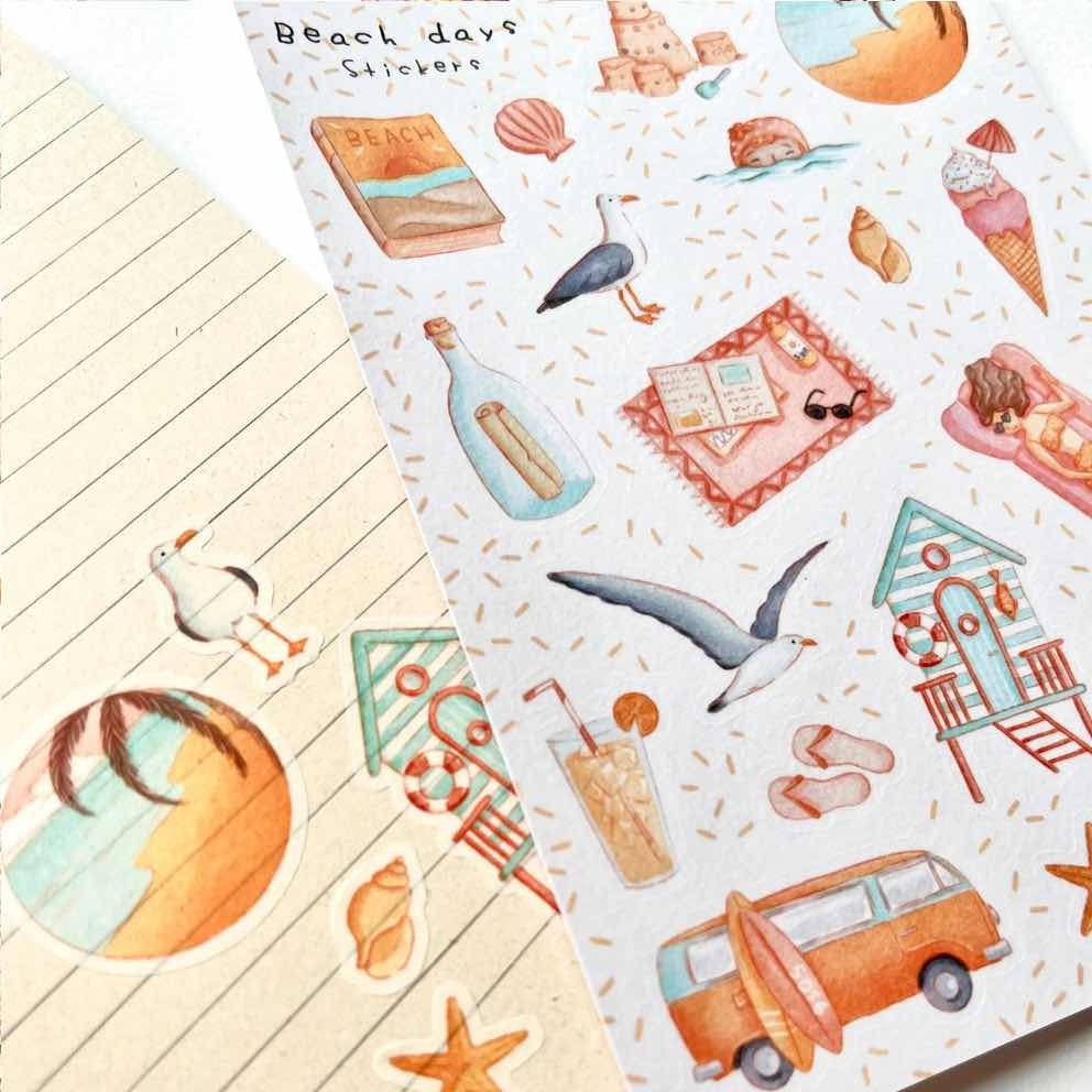 Washi Stickers Nikki Dotti - Beach Days