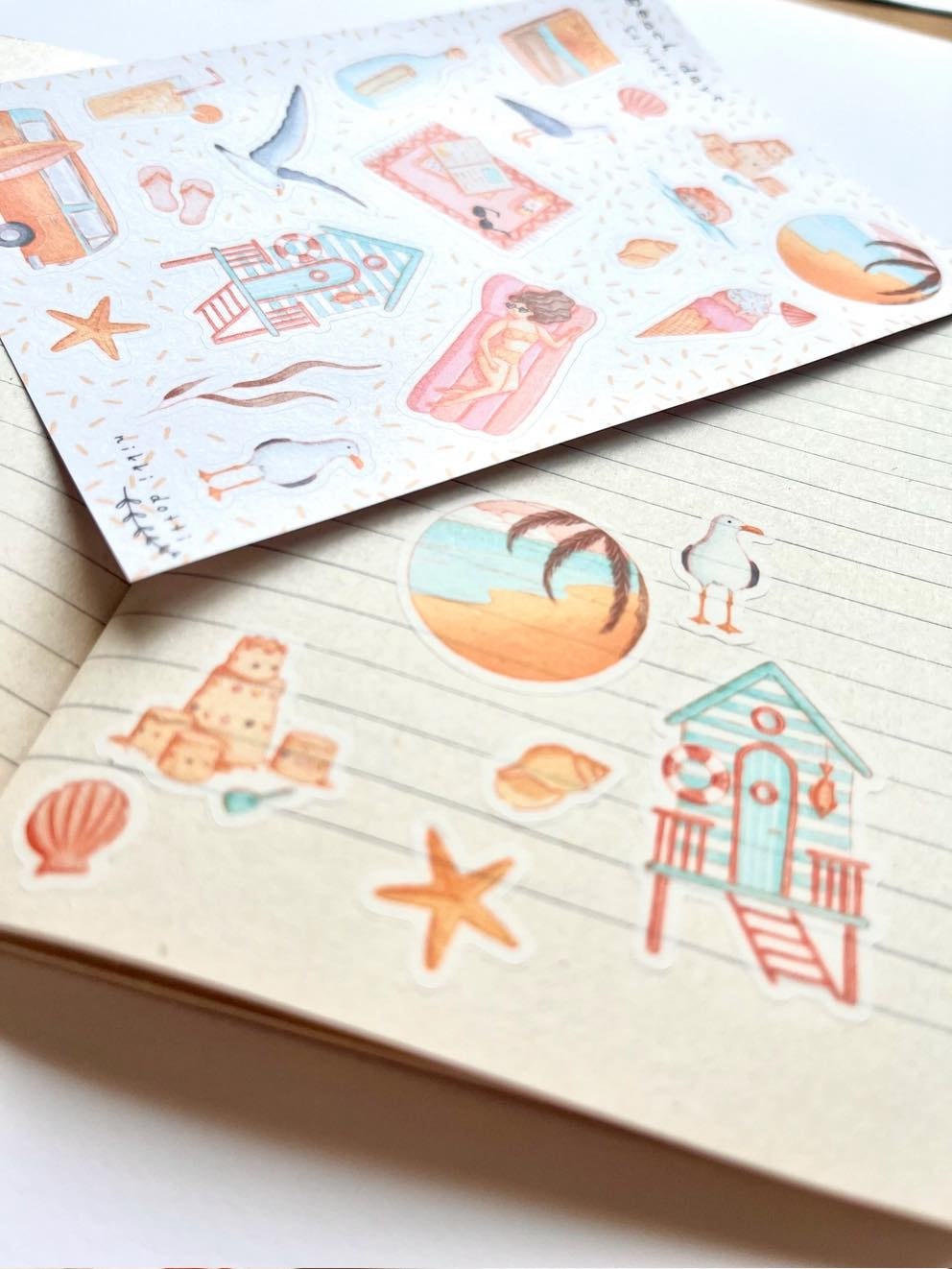 Washi Stickers Nikki Dotti - Beach Days