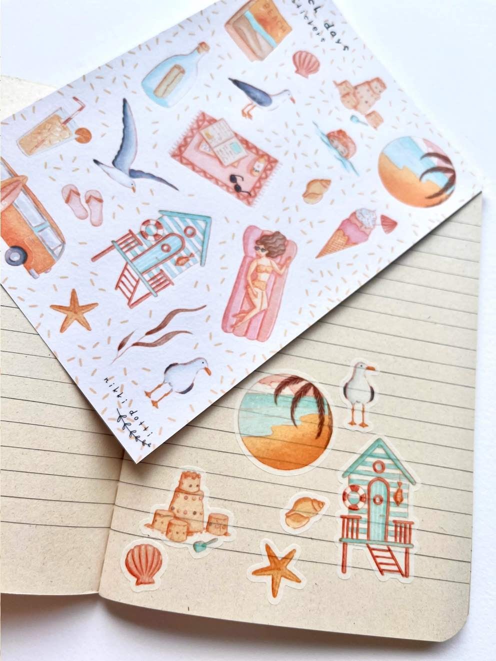 Washi Stickers Nikki Dotti - Beach Days