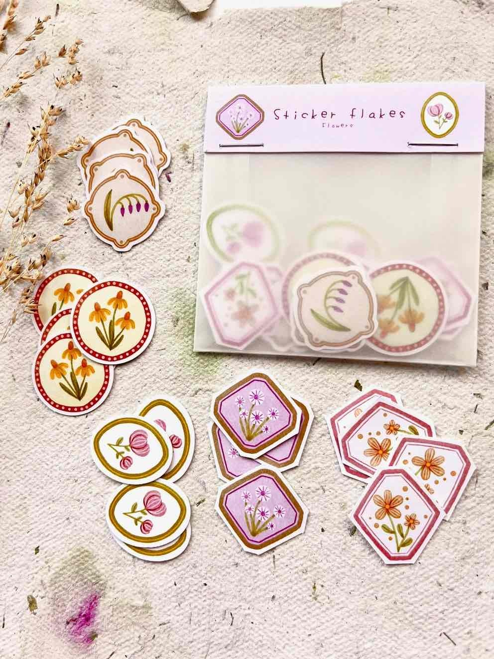 Sticker Flakes Nikki Dotti - Flowers