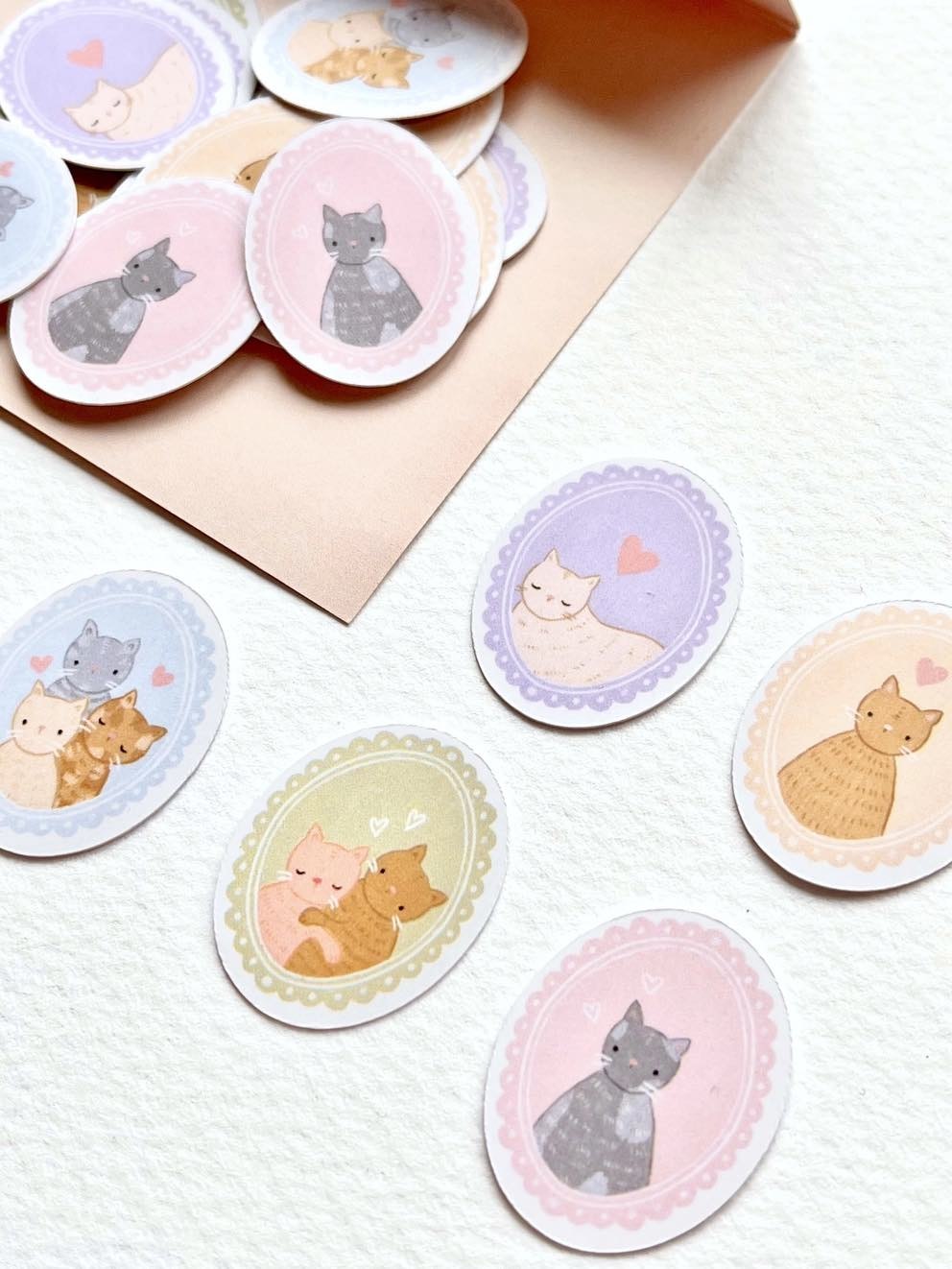 Sticker Flakes Nikki Dotti - Cats