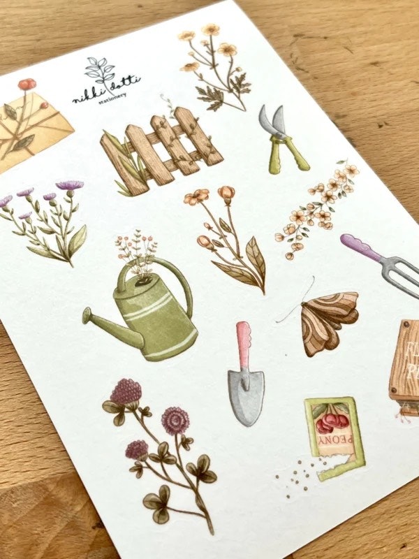 Washi Stickers Nikki Dotti - Summer Garden