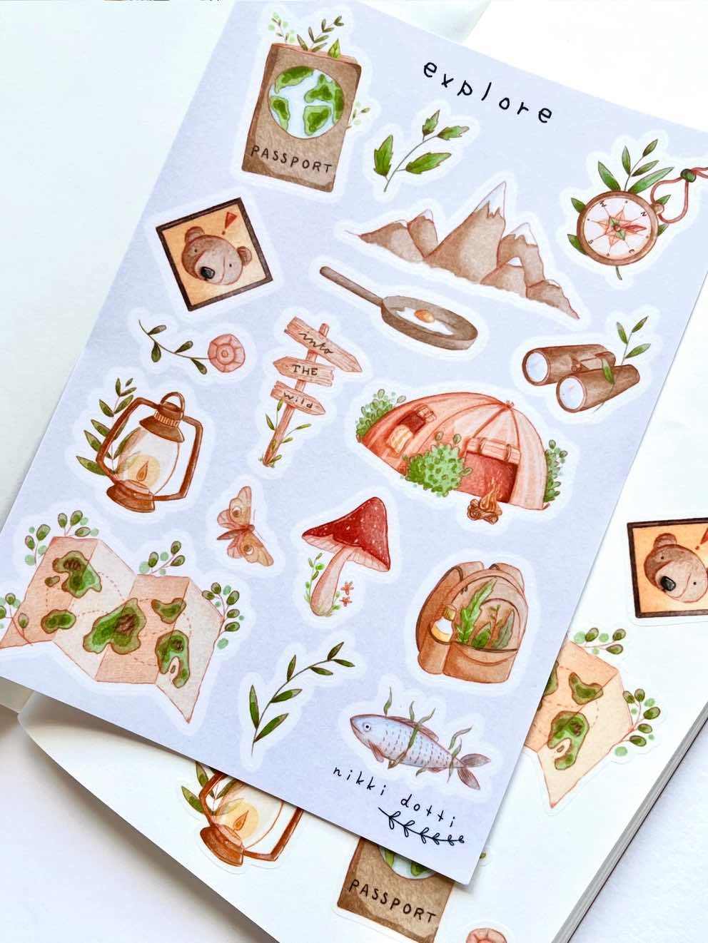Washi Stickers Nikki Dotti - Explore