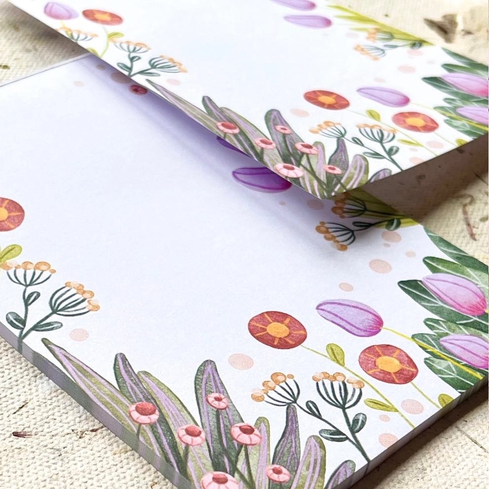 Notepad Nikki Dotti - Flowers
