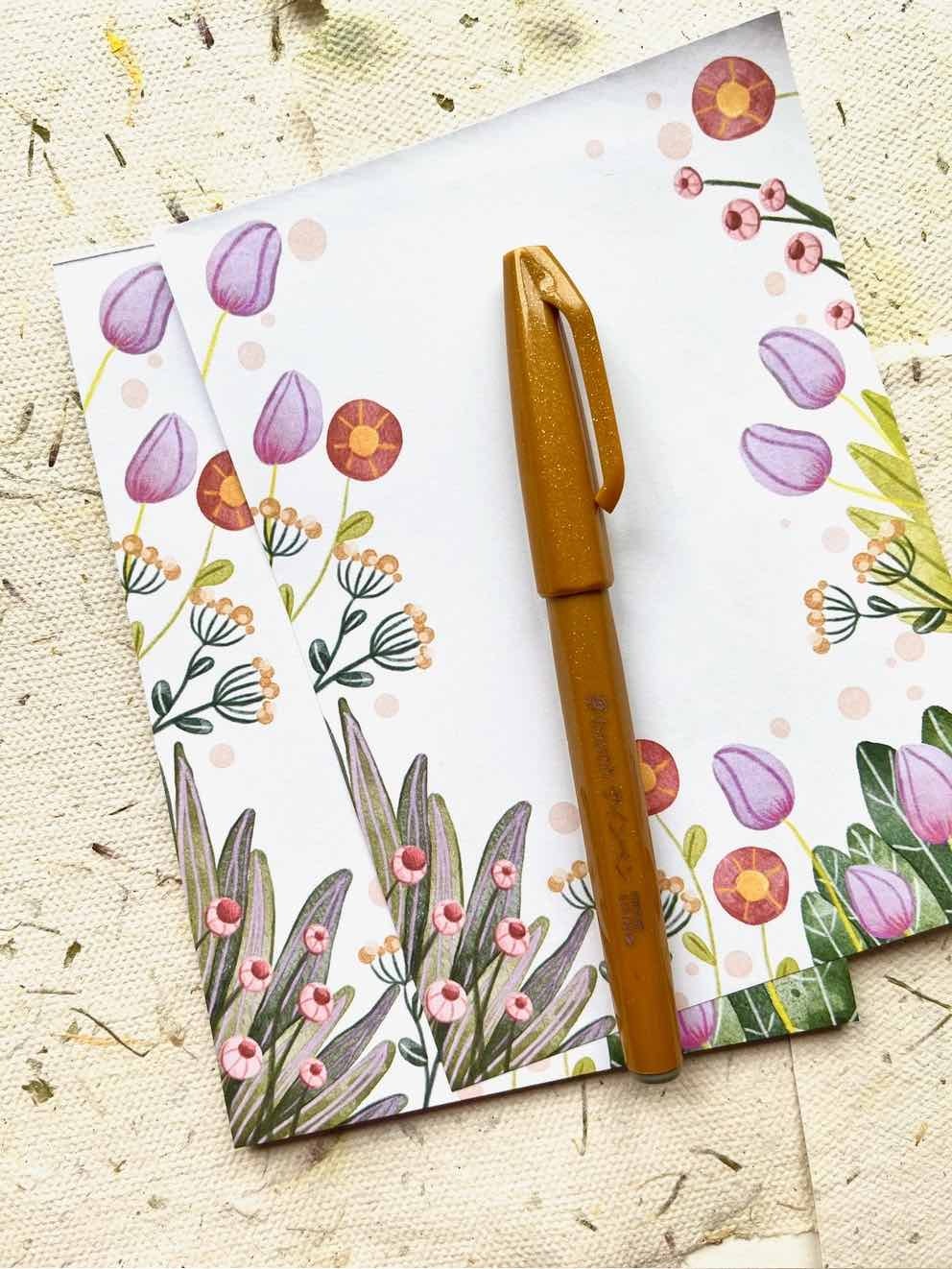 Notepad Nikki Dotti - Flowers
