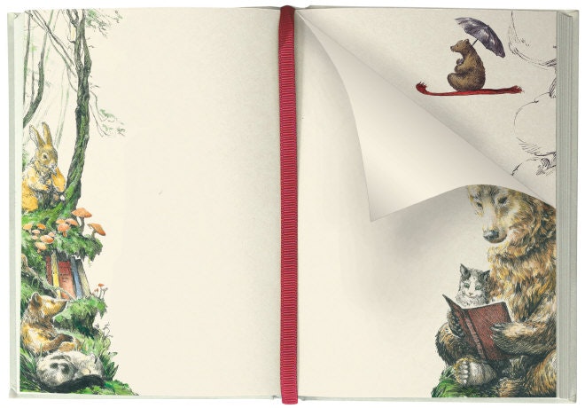 Roger la Borde Illustrated Journal - Flying Bear