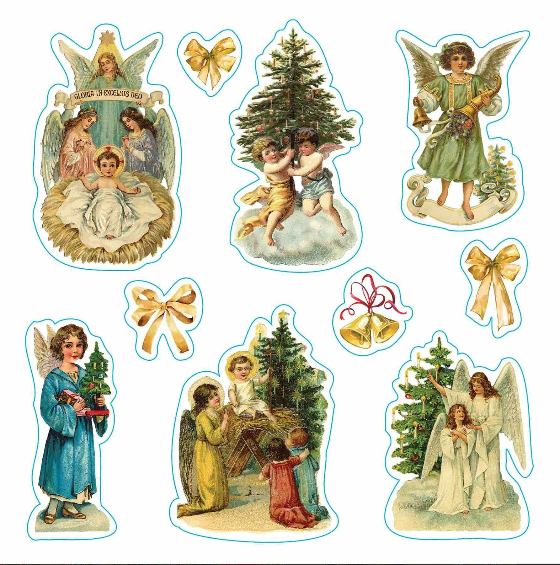 Stickersbok Merry & Bright Christmas!  (500 stickers)