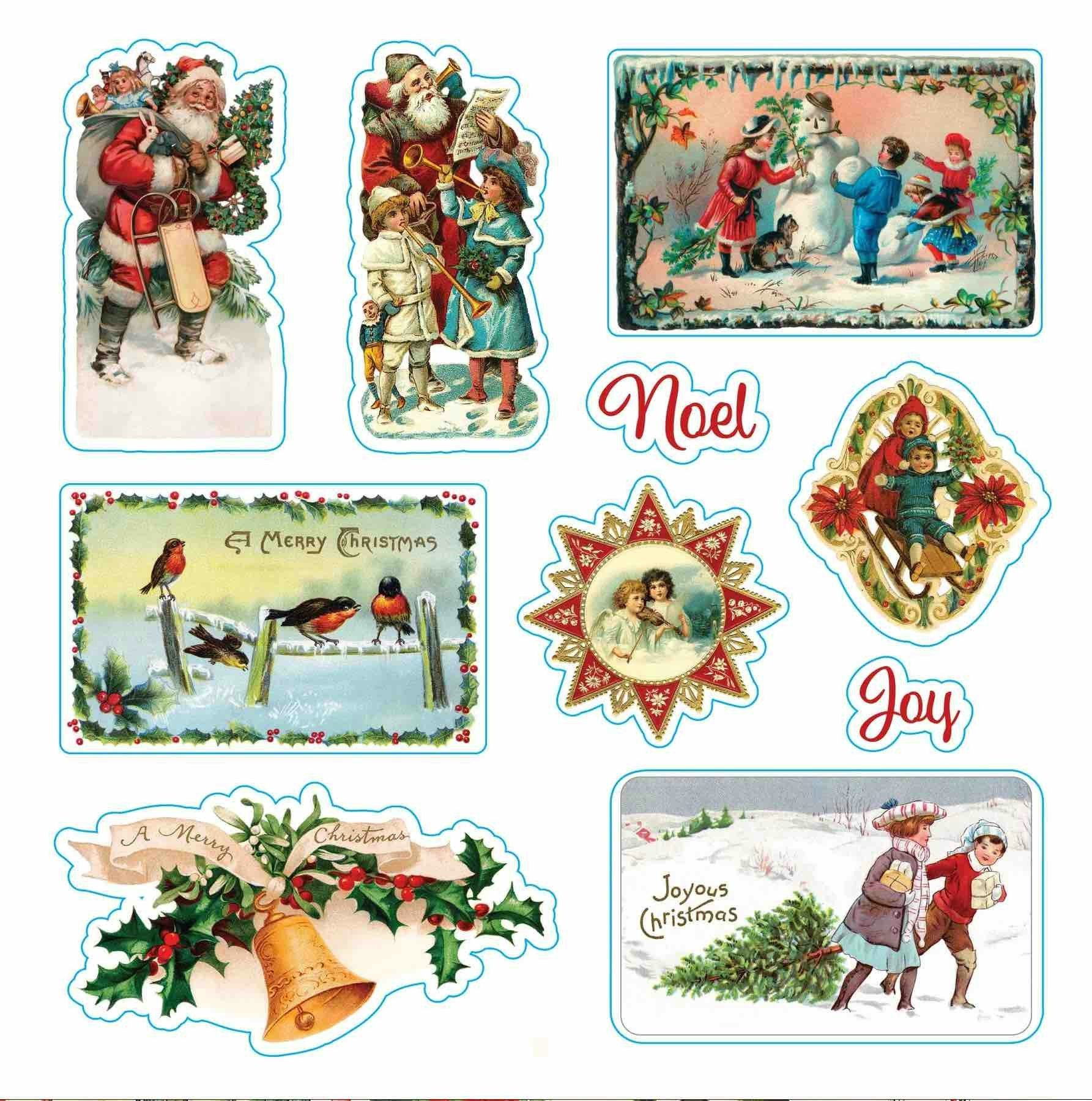 Stickersbok Merry & Bright Christmas!  (500 stickers)