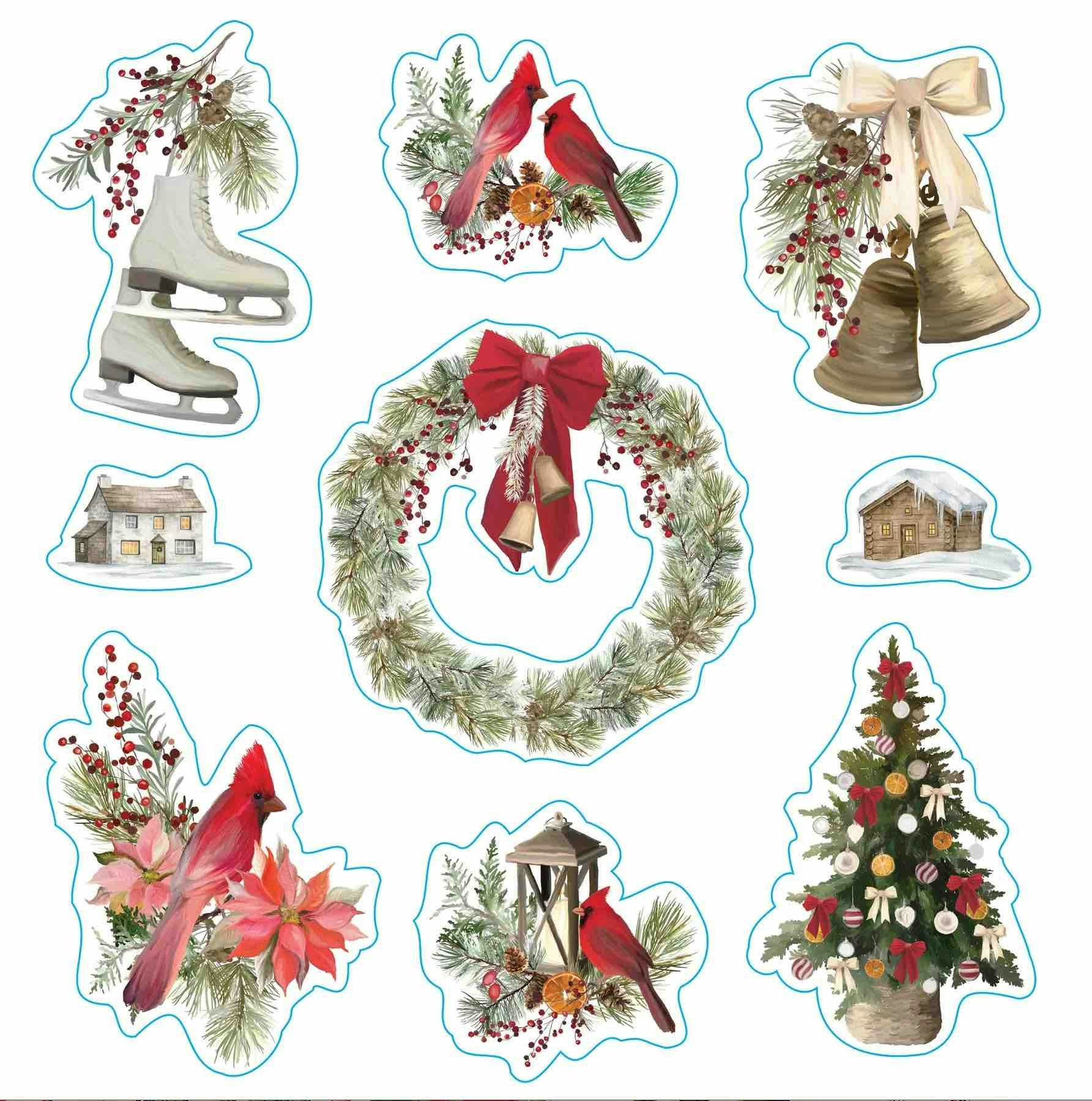 Stickersbok Merry & Bright Christmas!  (500 stickers)