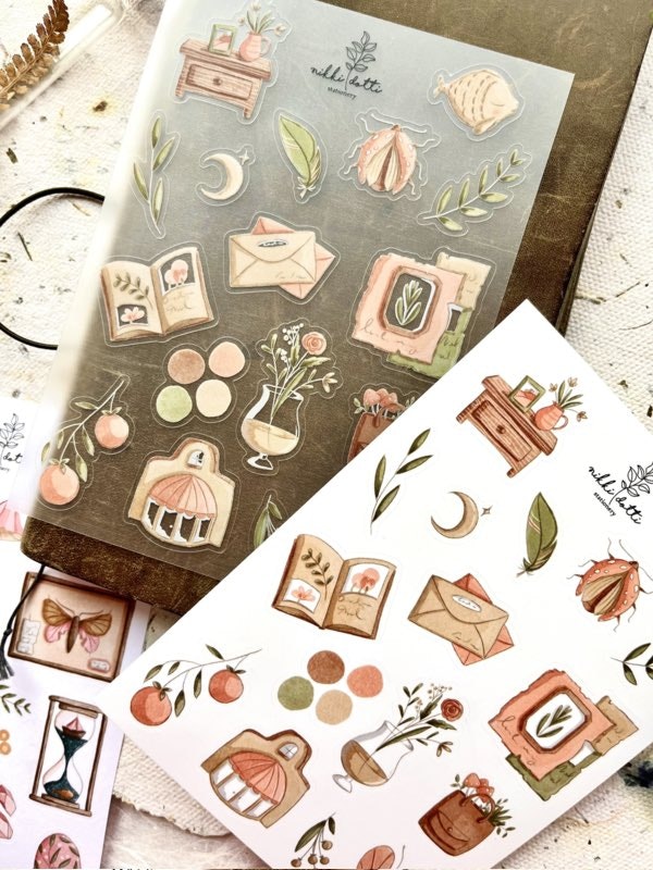 Washi Stickerset Nikki Dotti - Tiny Treasures 6 st ark