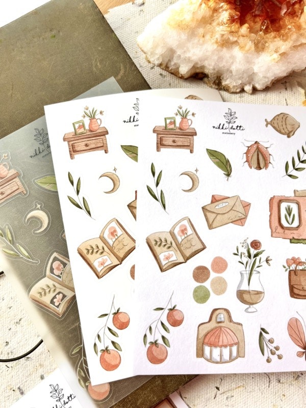 Washi Stickerset Nikki Dotti - Tiny Treasures 6 st ark