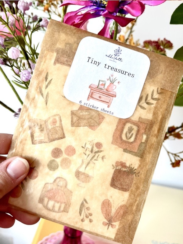 Washi Stickerset Nikki Dotti - Tiny Treasures 6 st ark