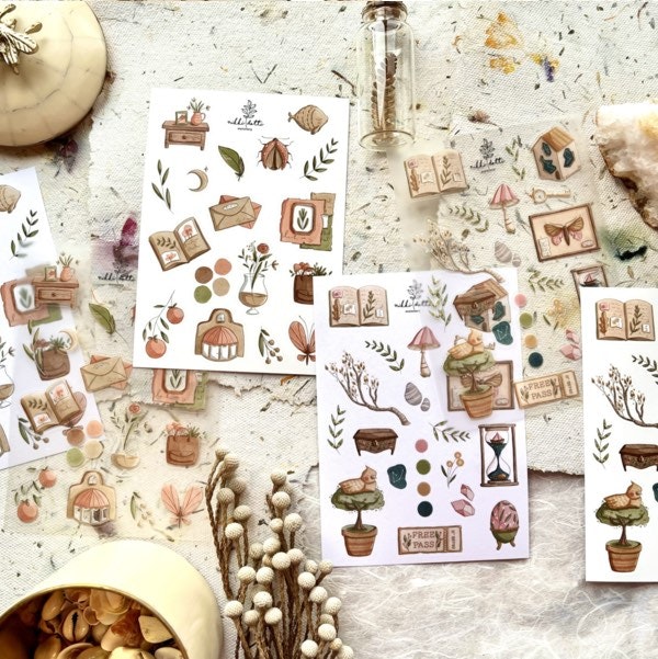 Washi Stickerset Nikki Dotti - Tiny Treasures 6 st ark