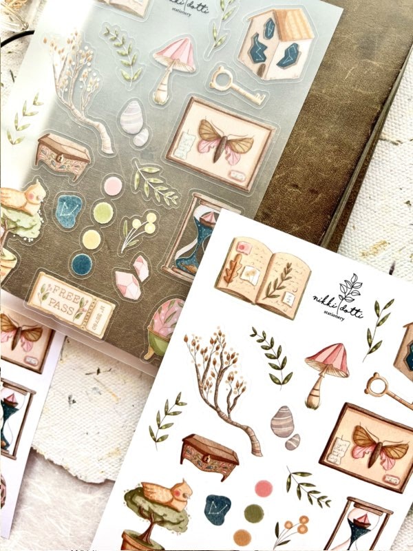 Washi Stickerset Nikki Dotti - Tiny Treasures 6 st ark