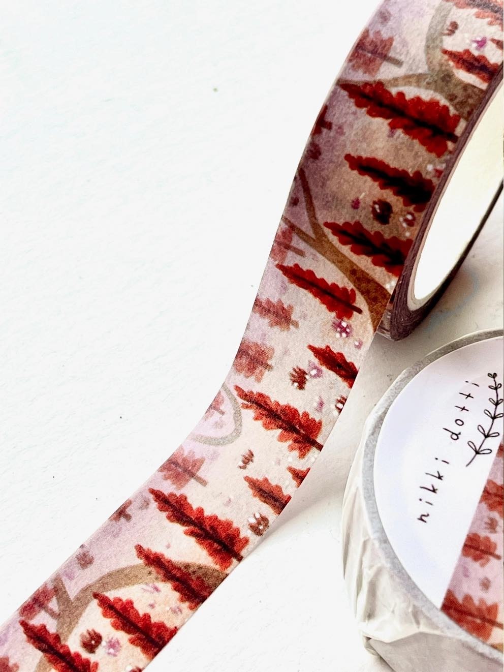 Washi tape Nikki Dotti - Forest Paths 15 mm