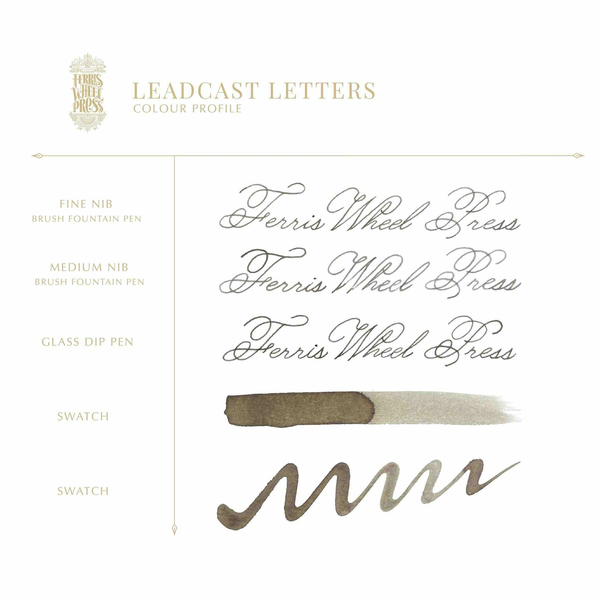 Ferris Wheel Press - Leadcast Letters 38 ml