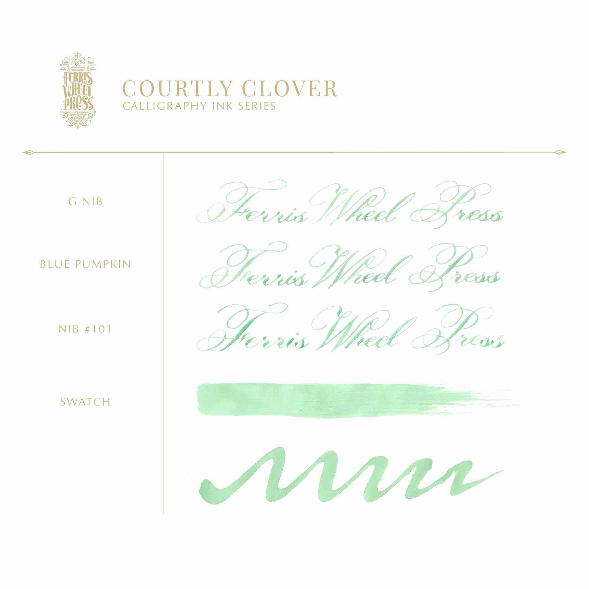 Ferris Wheel Press Calligraphy Ink - Courtly Clover 28 ml