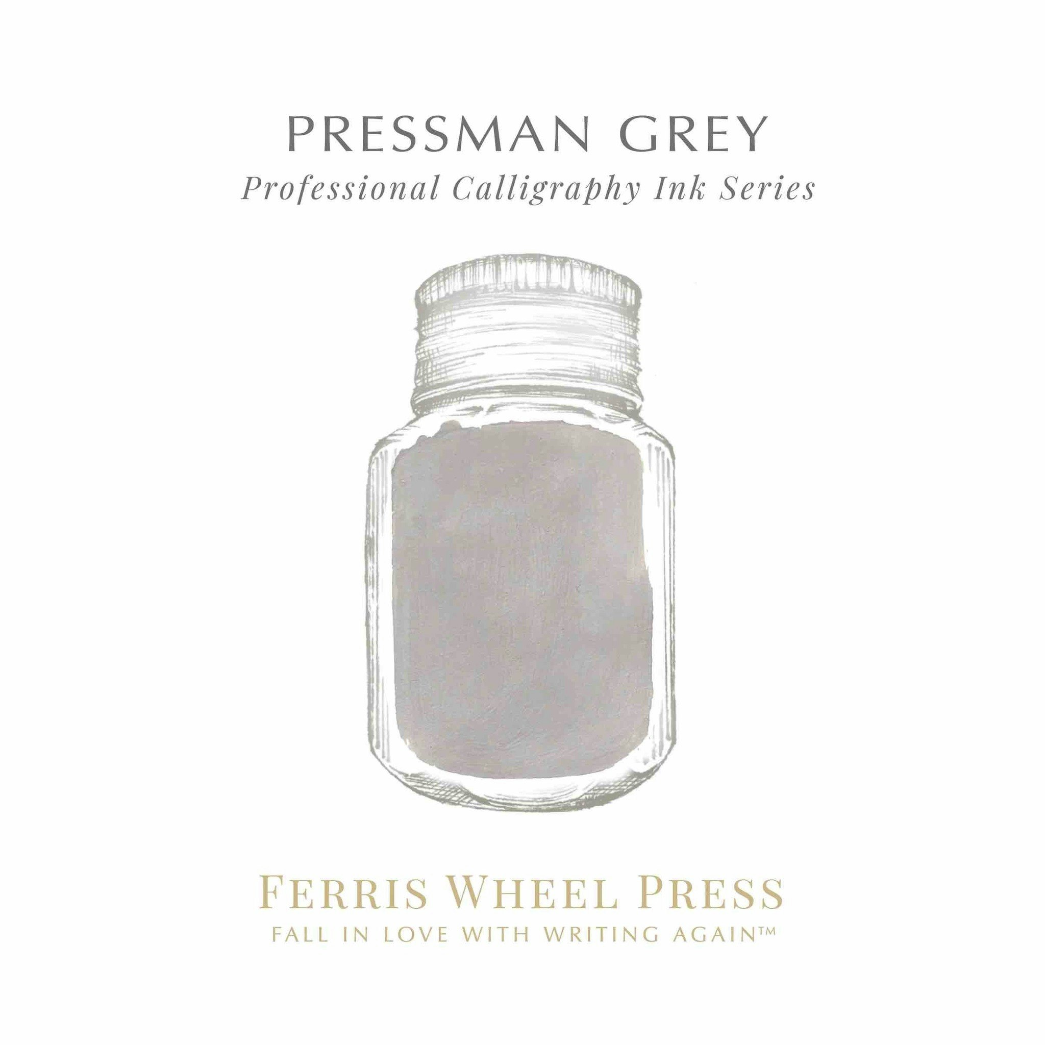 Ferris Wheel Press Calligraphy Ink - Pressman Grey 28 ml
