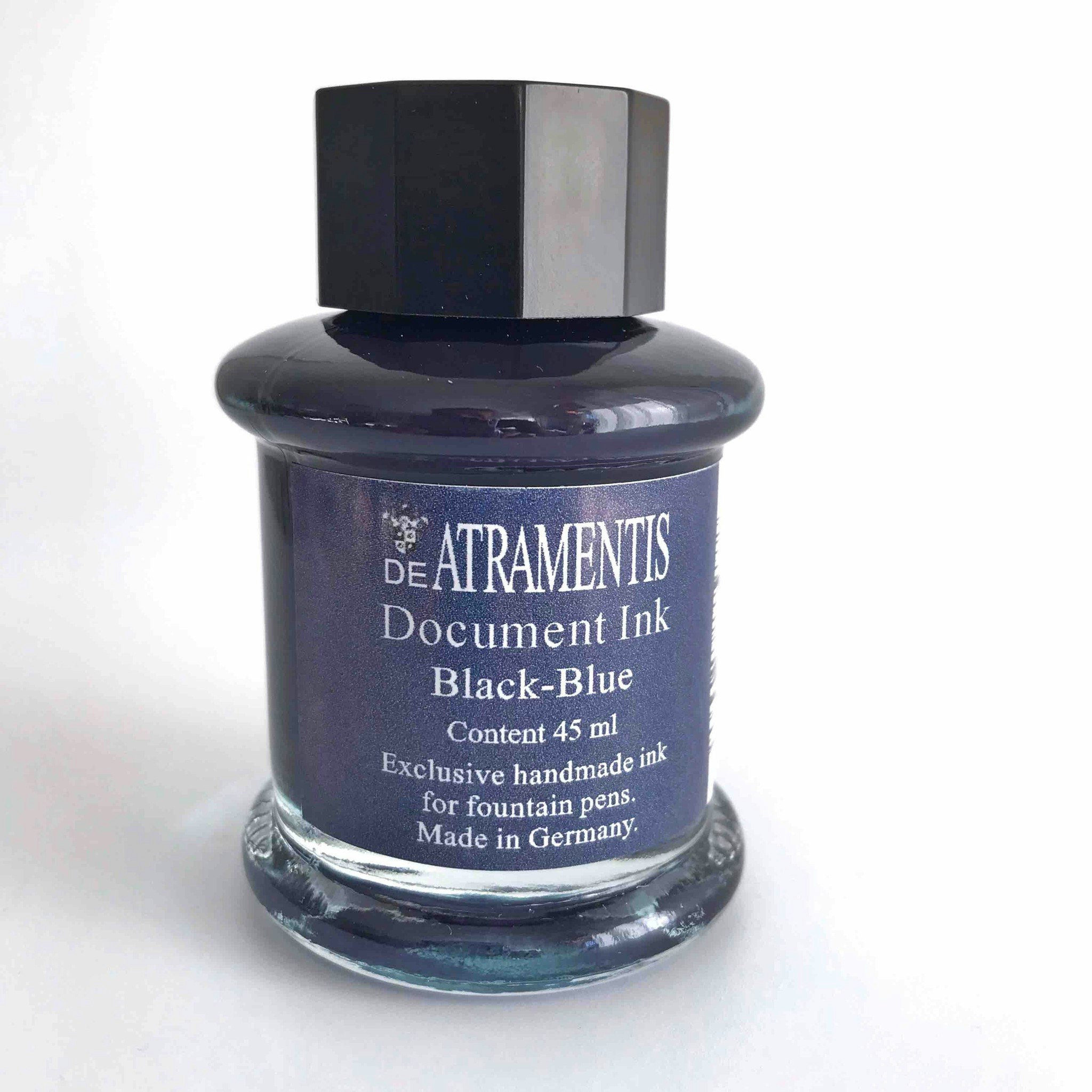 De Atramentis Document Ink - Black Blue 45 ml