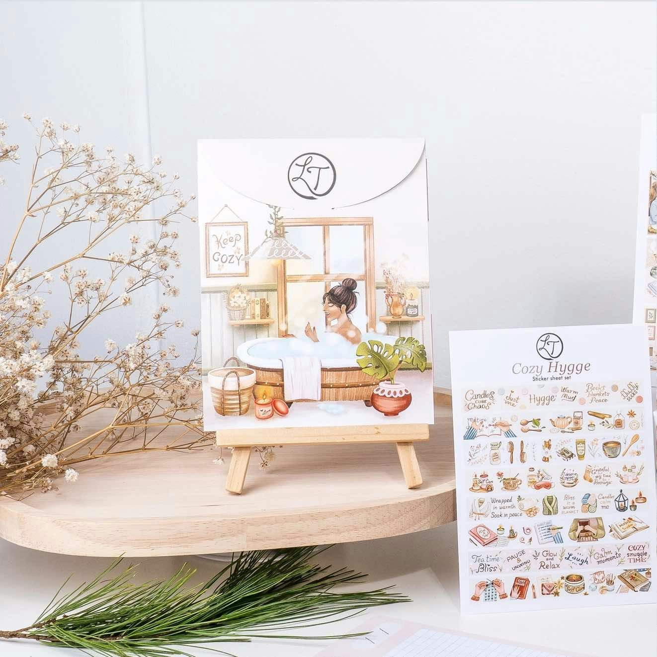 Stickers Lettoon - Cozy Hygge 5 ark