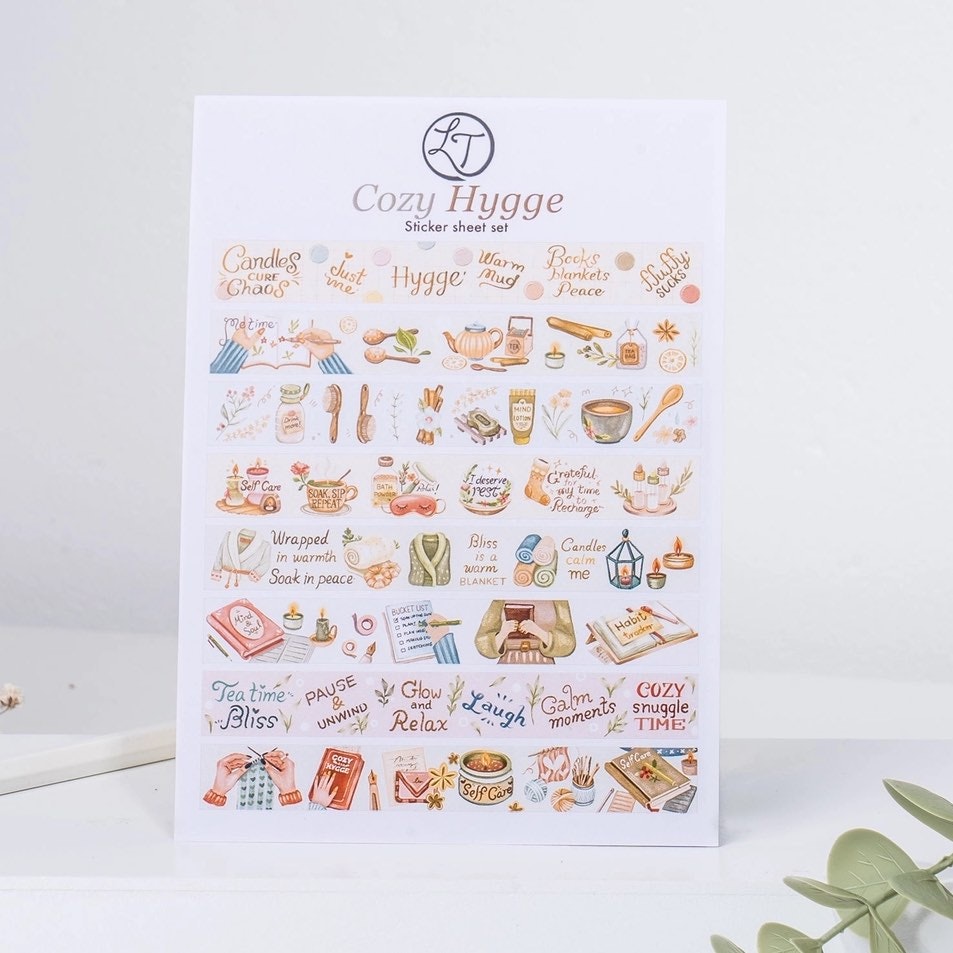 Stickers Lettoon - Cozy Hygge 5 ark