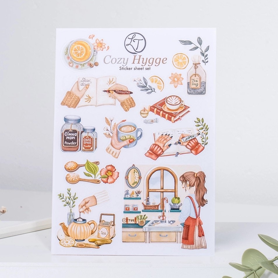 Stickers Lettoon - Cozy Hygge 5 ark