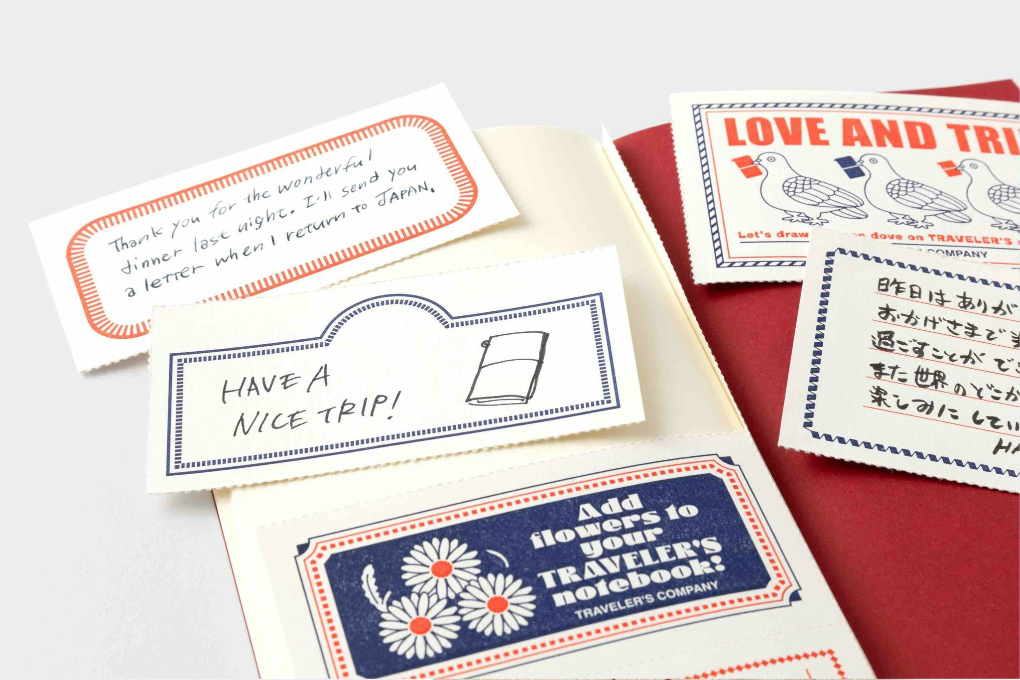 LOVE & TRIP Blank Notebook Refill - Regular Size // Traveler's Notebook