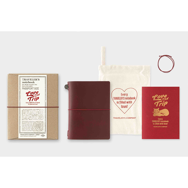 TRAVELER'S Notebook Startkit - (Passport Size) LOVE & TRIP Limited Edition