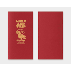 LOVE & TRIP Blank Notebook Refill - Regular Size // Traveler's Notebook