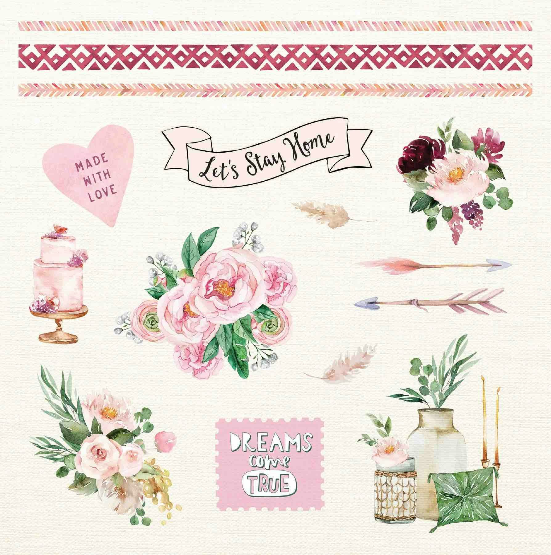 Stickersbok Boho Dreams (750 stickers)