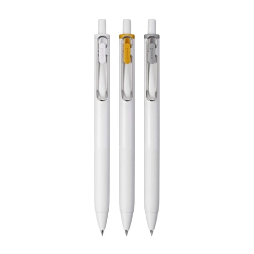 Uni-ball One Gelpenna Metallic 0.38 mm 3-pack