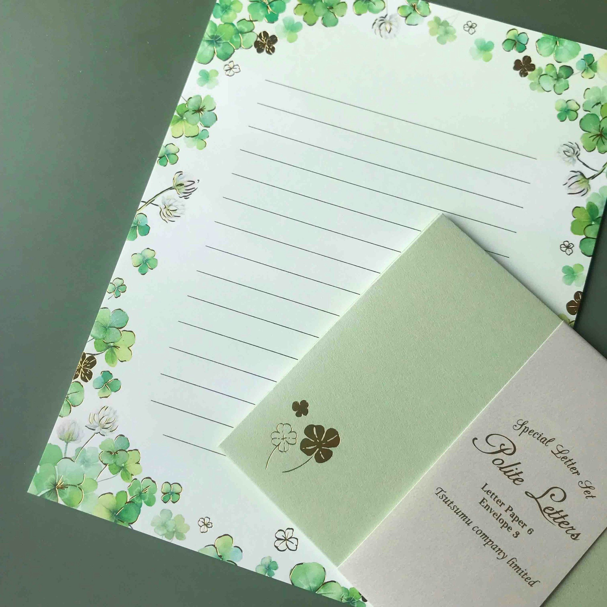 Brevpapper Tsutsumu Company - Wish Clover