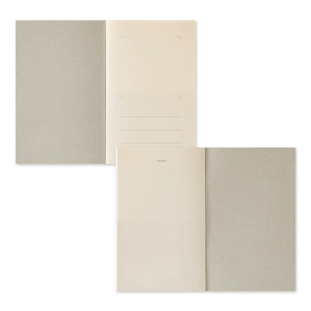 Midori Sticker Book with Pocket Gray