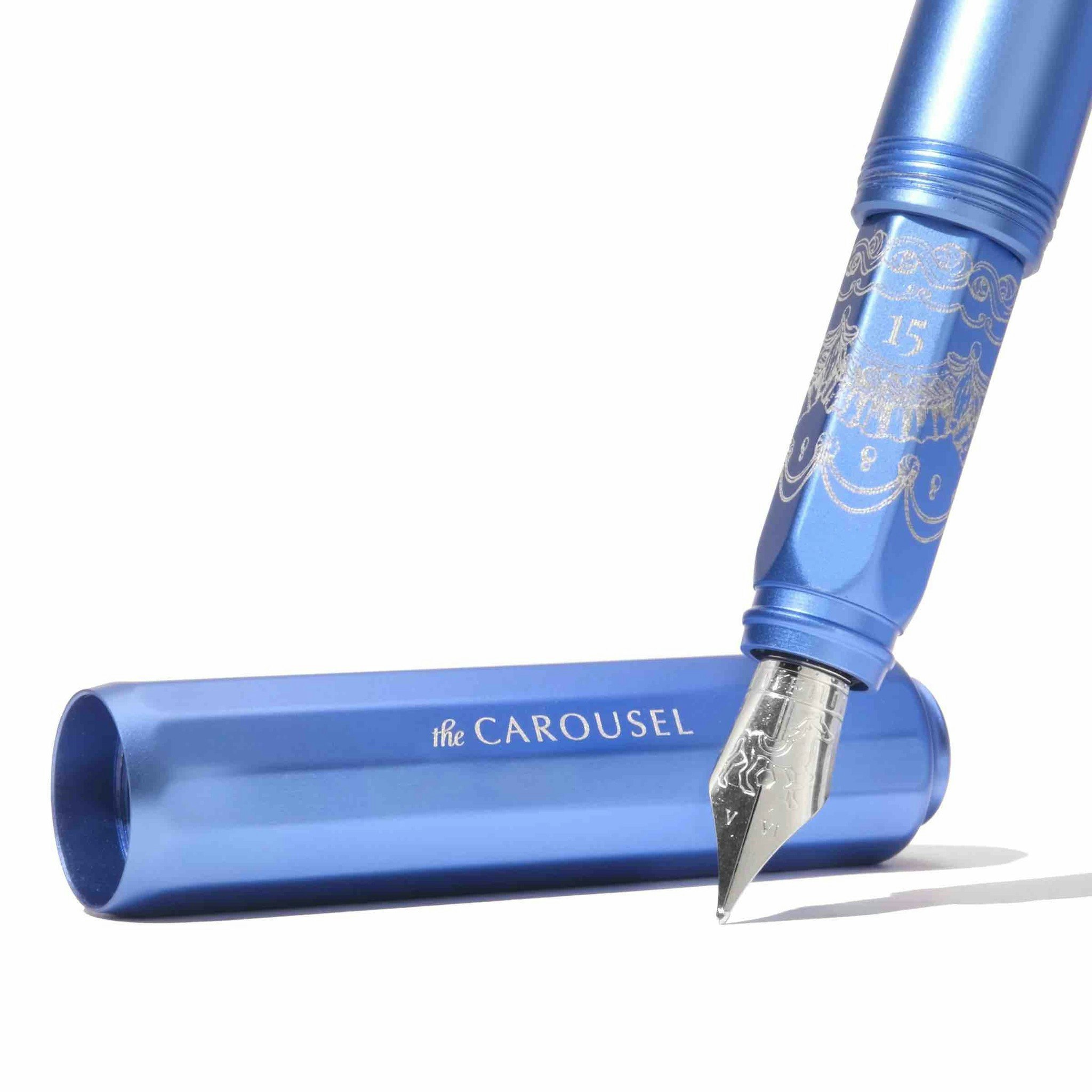 Ferris Wheel Press Reservoarpenna - Blue Revelry Limited Edition 2025 Aluminum Carousel