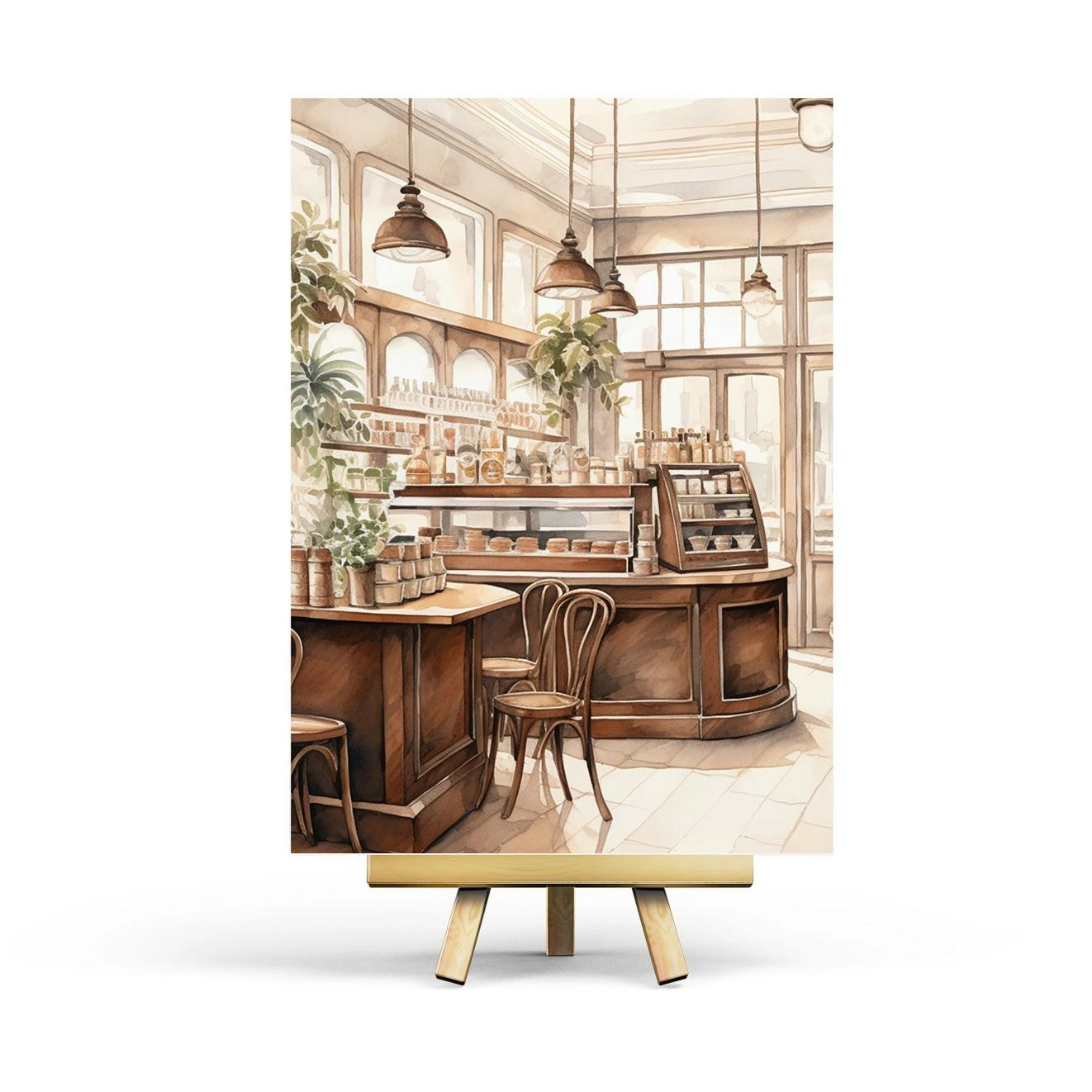 Postcard Penpaling Paula - Cafeteria